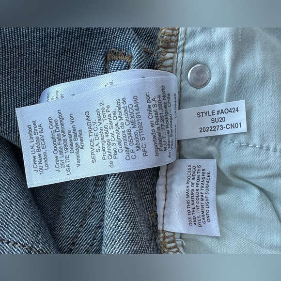 J. Crew NWT Denim Billie 9" Demi-Boot Crop Jean in Hudson Med Blue Wash, 30 - Picture 10 of 11